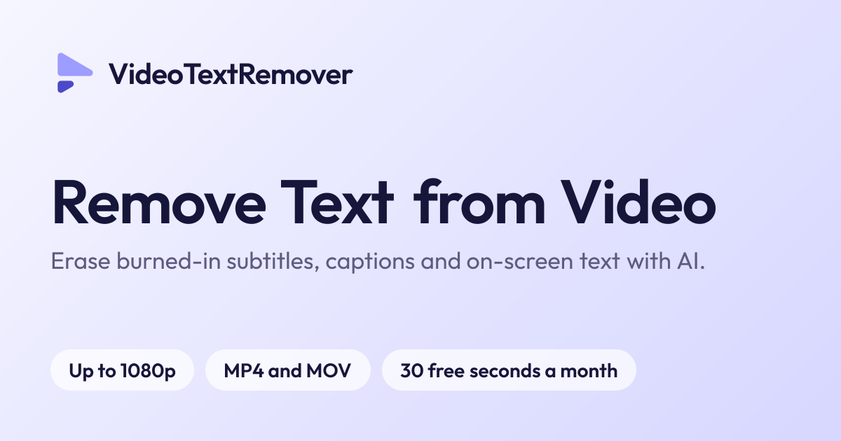 VideoTextRemover screenshot